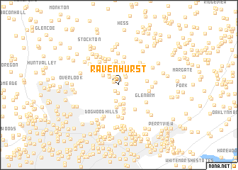 map of Ravenhurst