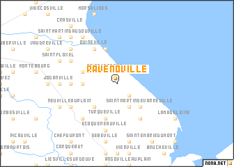 map of Ravenoville