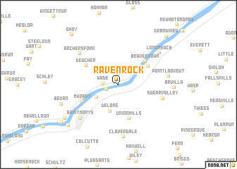 map of Raven Rock