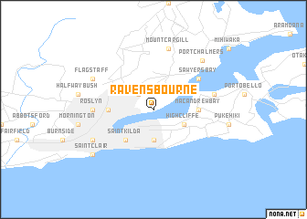 map of Ravensbourne