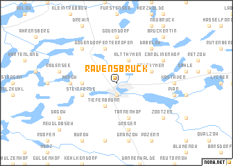 Ravensbr Ck Germany Map Nona Net   Locmap RAVENSBRUCK 12.982X53.08X13.318X53.32 