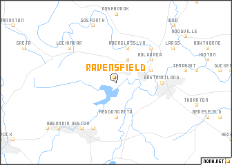 map of Ravensfield