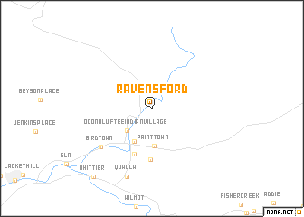 map of Ravensford