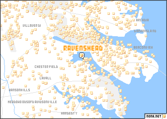 map of Ravenshead