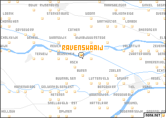 map of Ravenswaaij