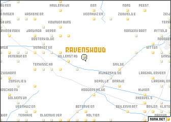 map of Ravenswoud