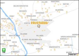 map of Ravenwood