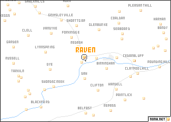 map of Raven