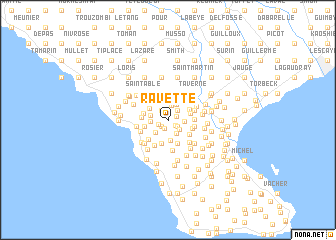 map of Ravette