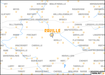 map of Raville