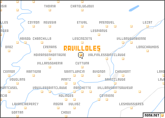 map of Ravilloles