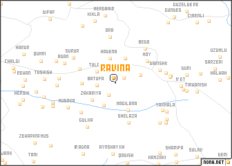 map of Ravīna