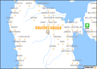 map of Ravine Chaude