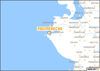 map of Ravine Sèche