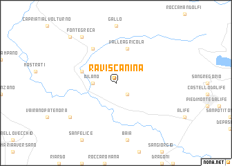 map of Raviscanina