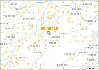 map of Rāvīwāla