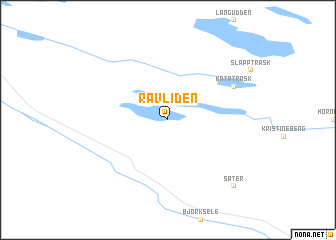map of Rävliden