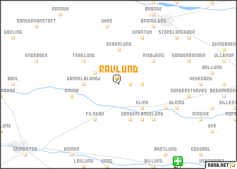 map of Ravlund