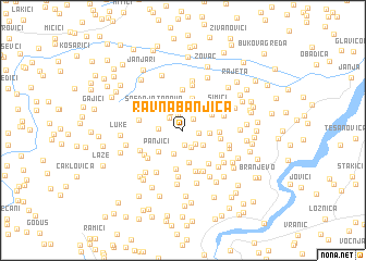 map of Ravna Banjica