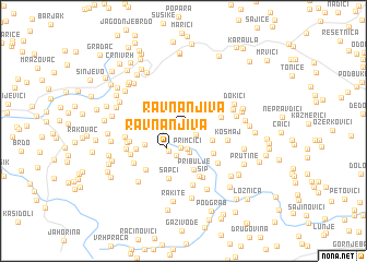 map of Ravna Njiva