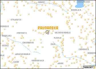 map of Ravna Reka