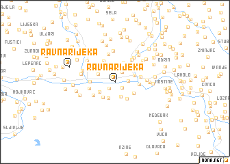 map of Ravna Rijeka