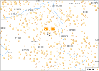 map of Ravna