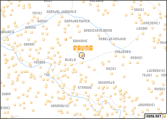 map of Ravna