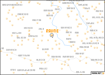 map of Ravne