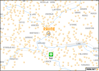 map of Ravne