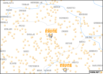 map of Ravne