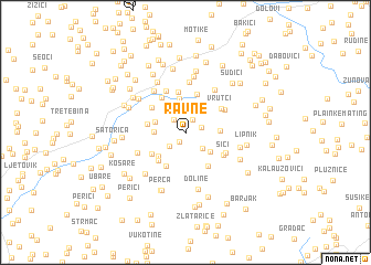 map of Ravne