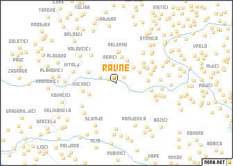 map of Ravne