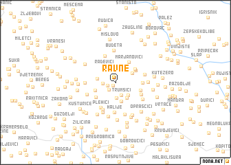 map of Ravne