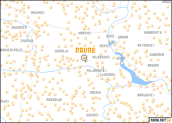 map of Ravne