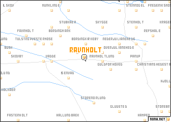 map of Ravnholt