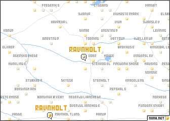 map of Ravnholt