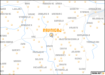 map of Ravni Gaj