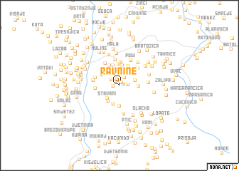 map of Ravnine