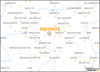 map of Ravnishte