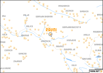 map of Ravni