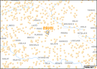 map of Ravni