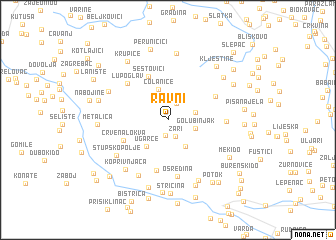 map of Ravni