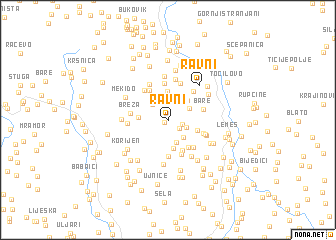 map of Ravni