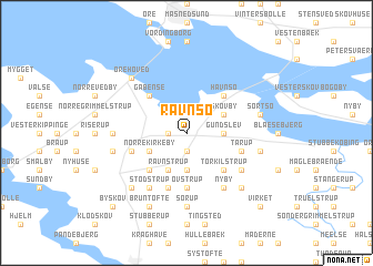 map of Ravnsø