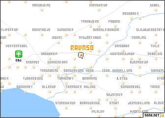 map of Ravnsø