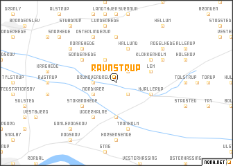 map of Ravnstrup