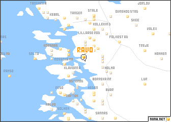 map of Rävö