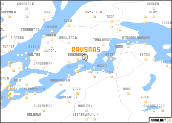 map of Rävsnäs