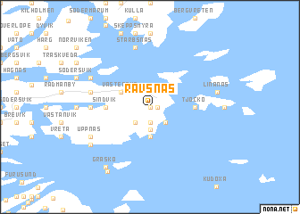 map of Rävsnäs